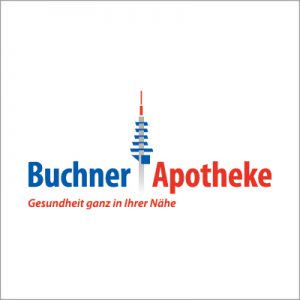 Logo der Buchner-Apotheke.